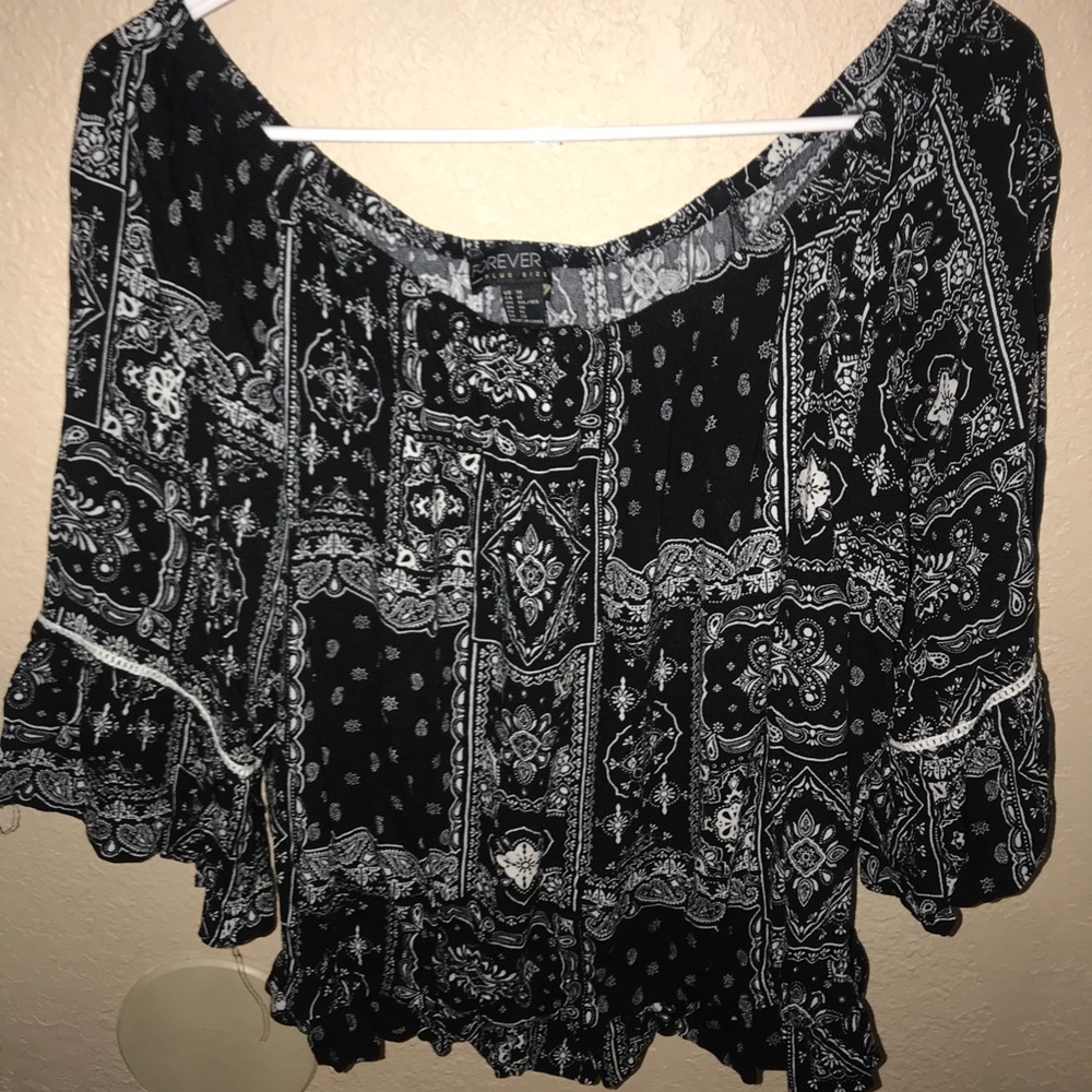 Off the shoulder blouse